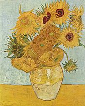 Tournesols van Gogh Triptych 2
