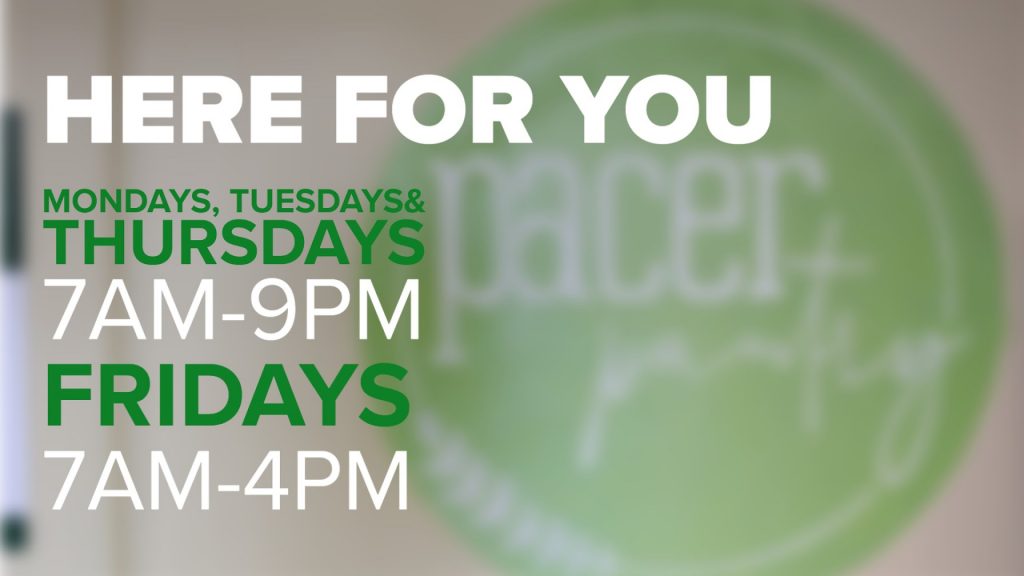 Pacer pantry open hours