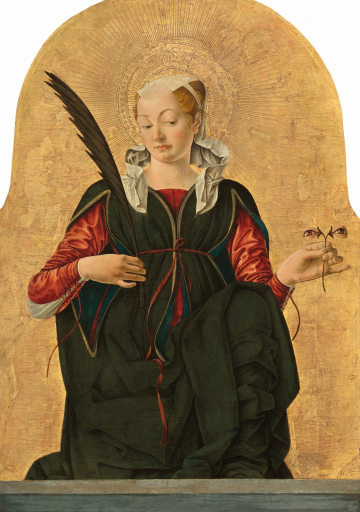 Francesco del Cossa, Saint Lucy, c. 1473/1474