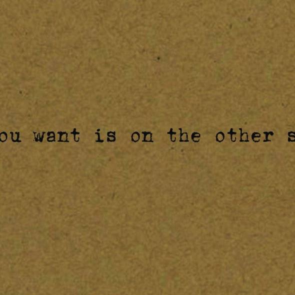 Everything you want is on the other side of fear