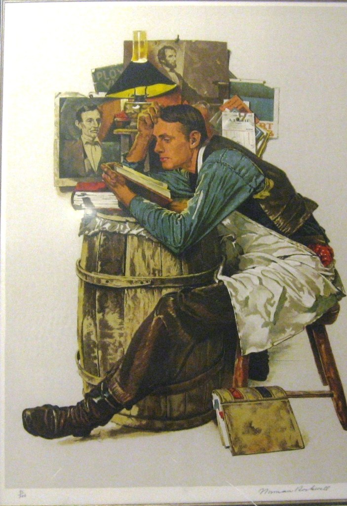 Illustration of a Law Student Studying