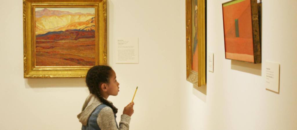 Girl in a Museum