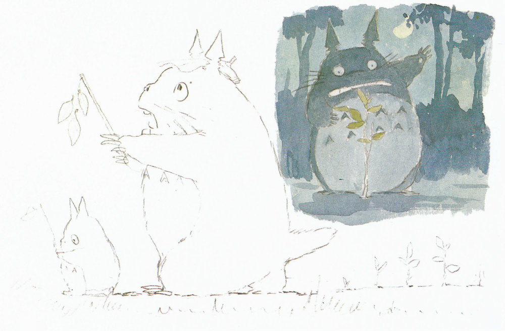 Concept art for totoro