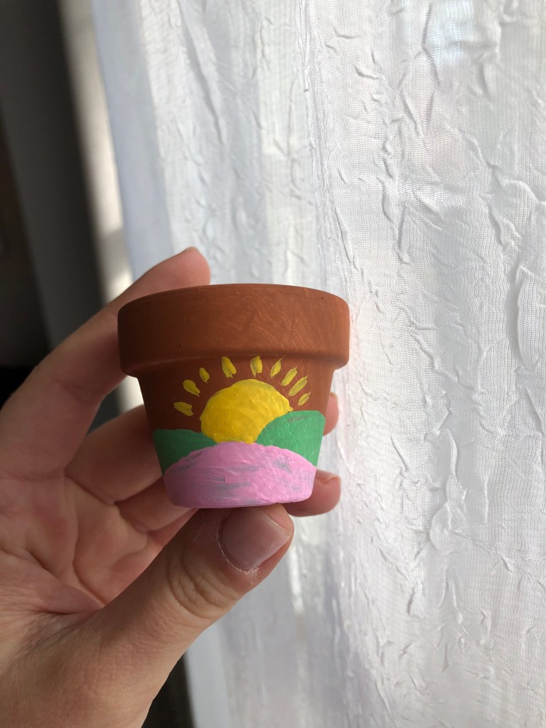 DIY Sunrise Pot