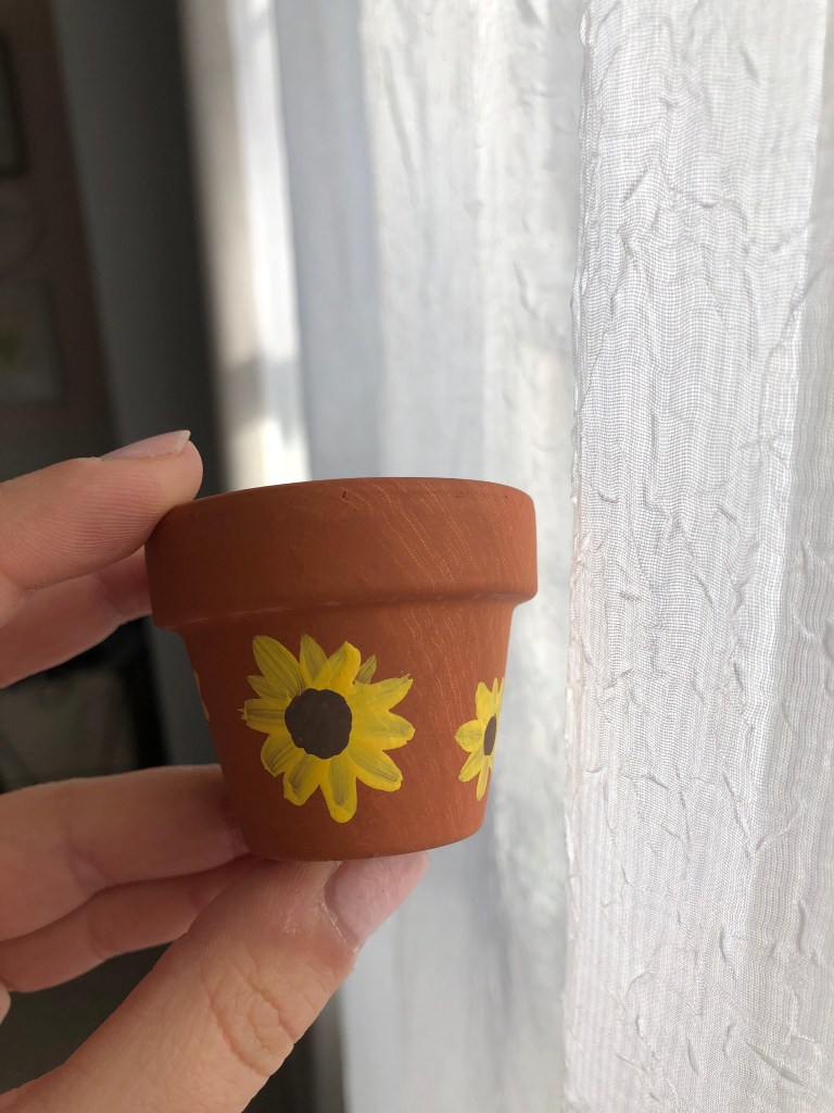 DIY Sunflower Pot