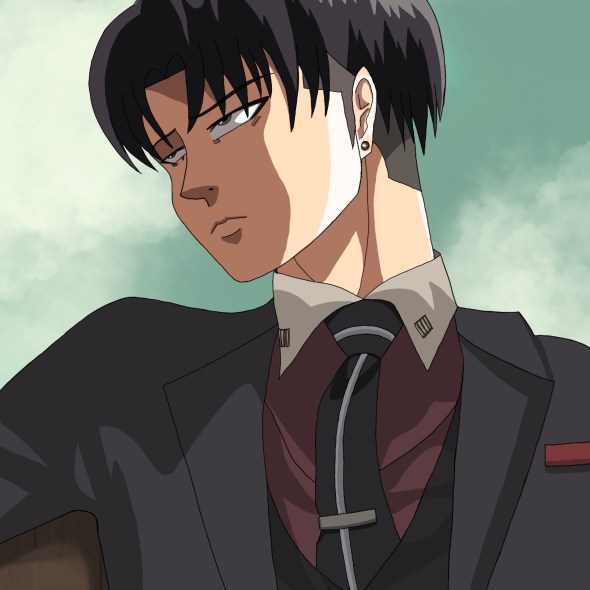 Levi Ackerman in Daisuke's Clothes
