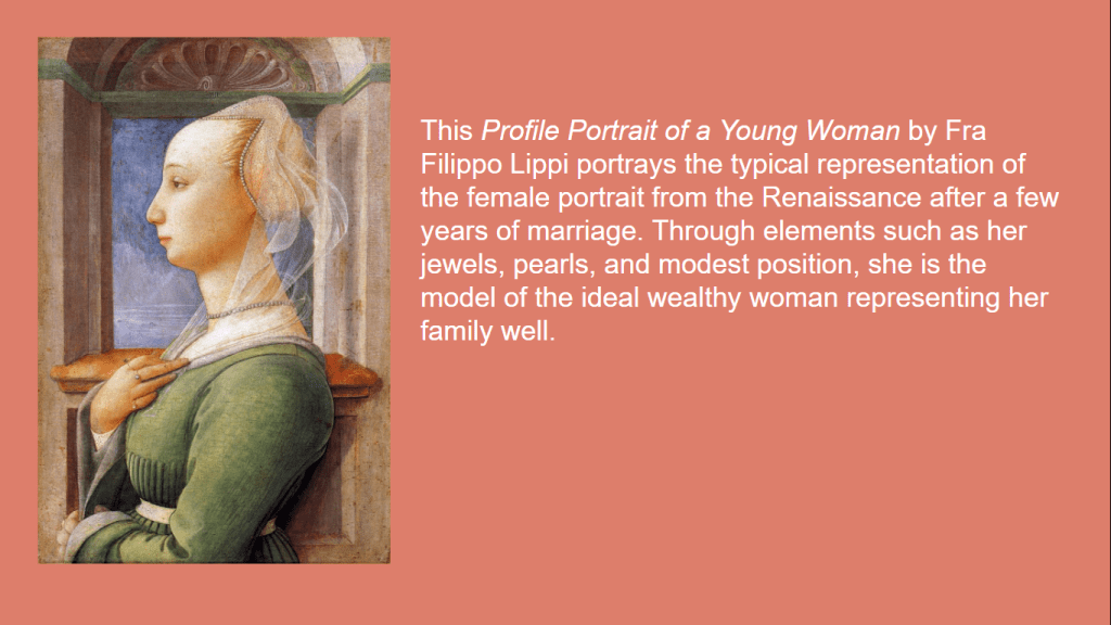 Filippo Lippi, Profile Portrait of a Young Woman