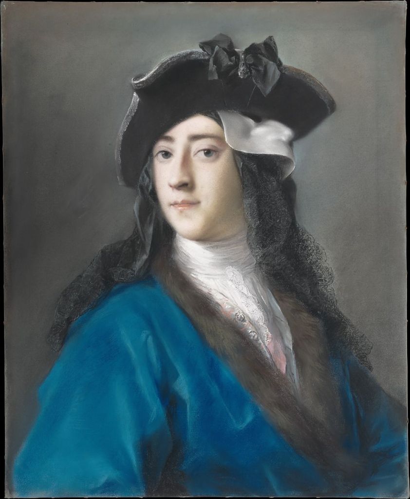 Pastel Portrait of Gustavus Hamilton by Rosalba Carriera