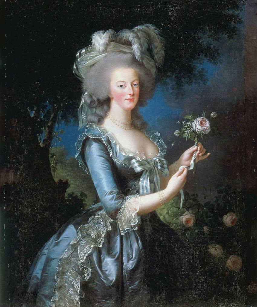 Marie Antoinette portrait Vigee Le Brun