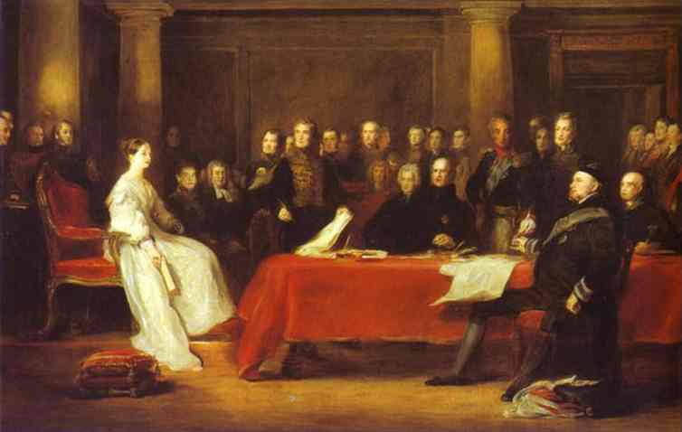Queen Victoria's first council