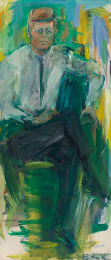 Elaine de Kooning, John F. Kennedy, 1963