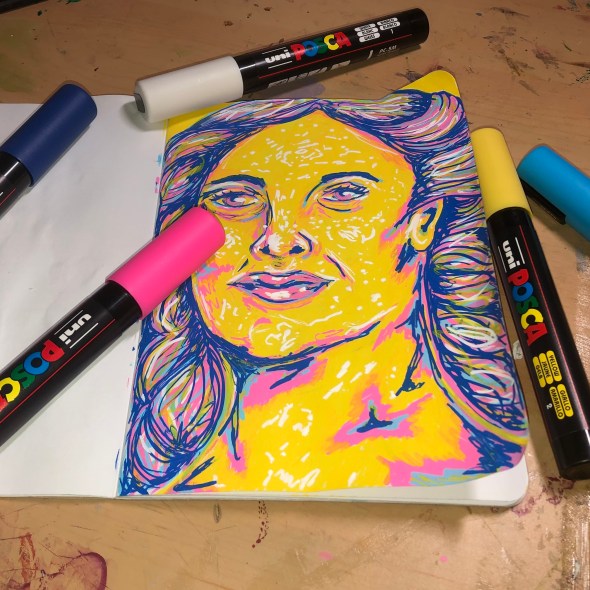 Posca Pen Sketch
