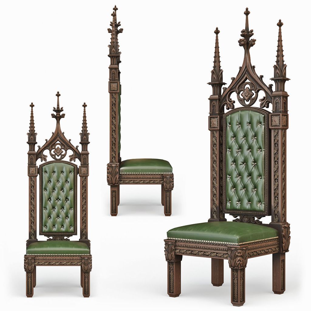 Green Gothic Chair