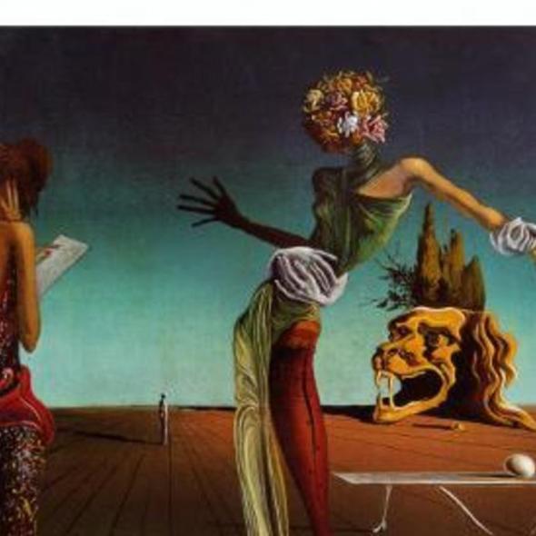 Salvador Dali, Woman with a Head of Roses, 1935