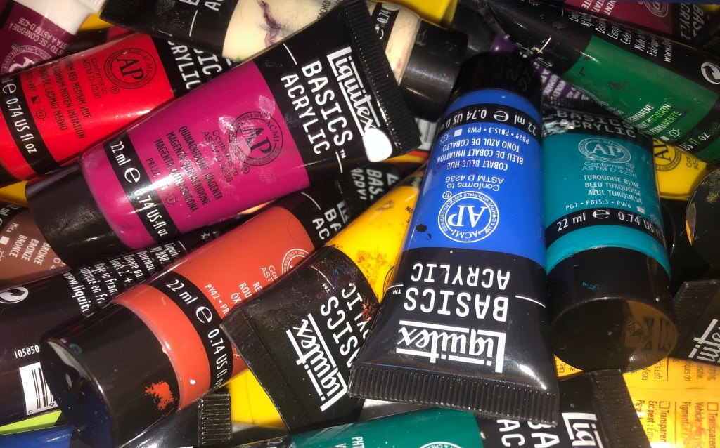 Acrylic Paint Tubes