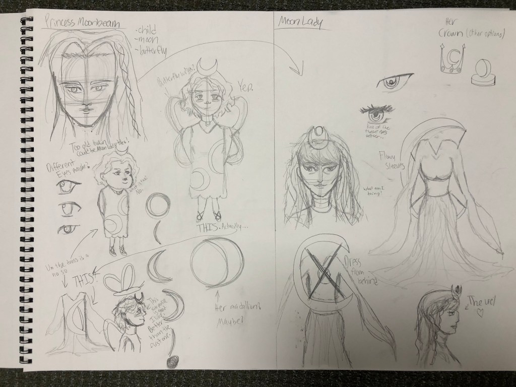 Moon Princess Character Design