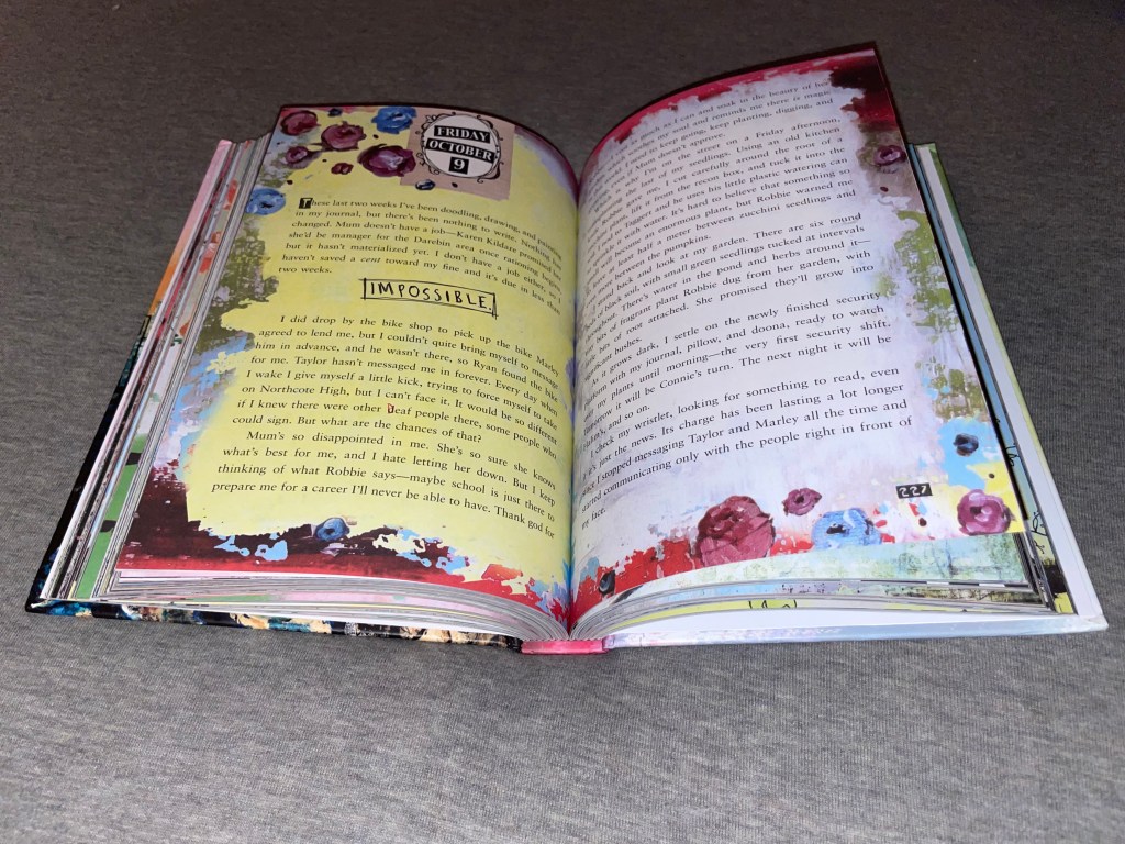 The Words in My Hands Open Book