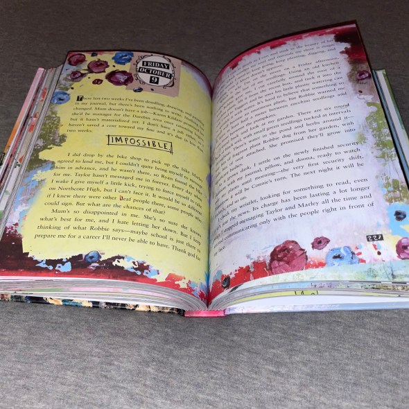 The Words in My Hands Open Book