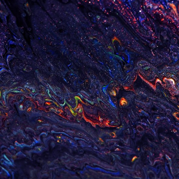 photo of multicolored illustration