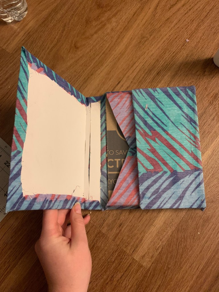 Progress picture of binder