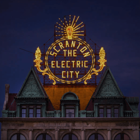 Scranton sign, The Electric City
