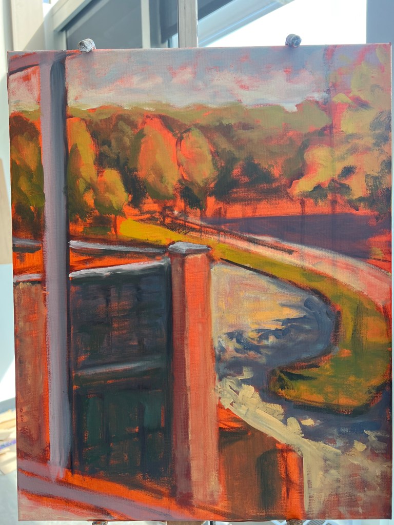 Landscape painting progress