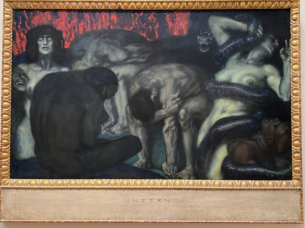 Photo of “Inferno” by Franz von Stuck