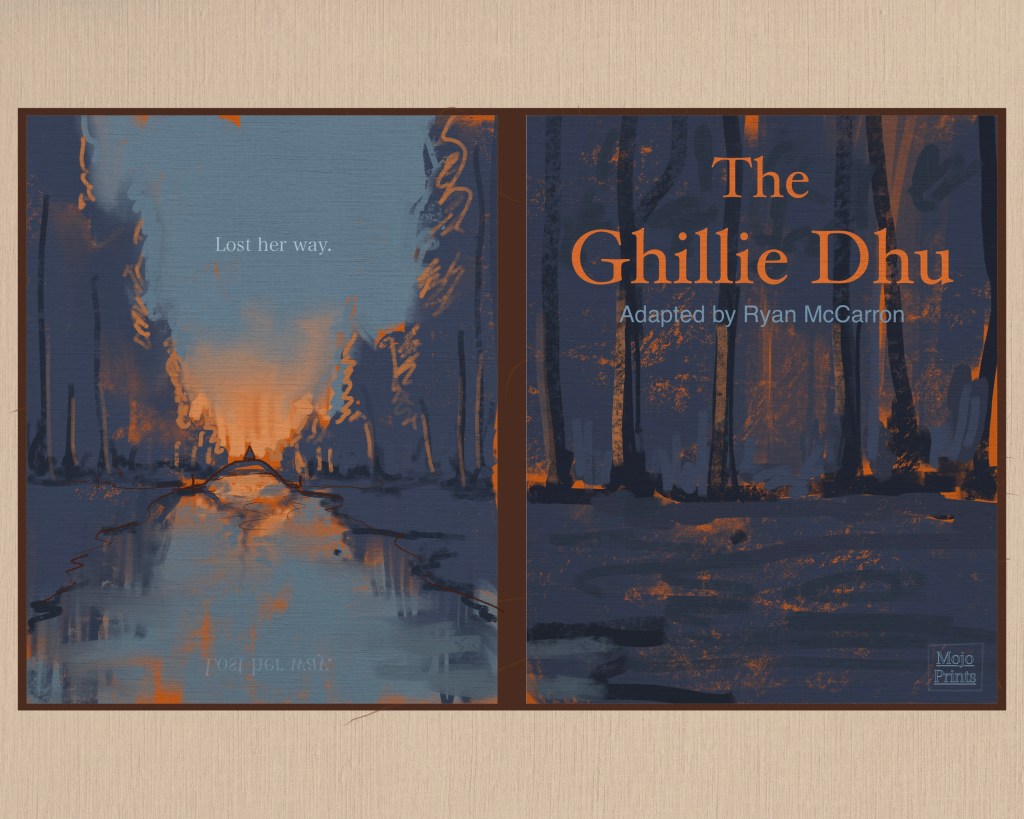 Cover page and back page to "The Ghillie Dhu" 