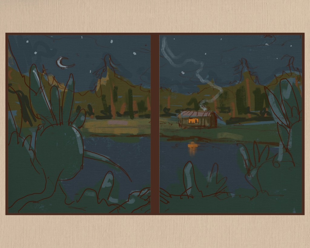 Inside front cover and inside back cover of "The Ghillie Dhu" 