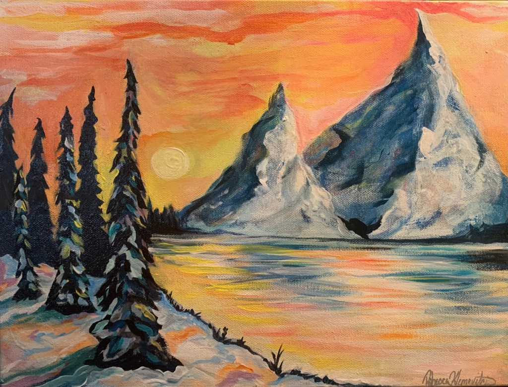 Final Acrylic Landscape