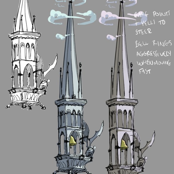 Wacky Cathedral Sketches