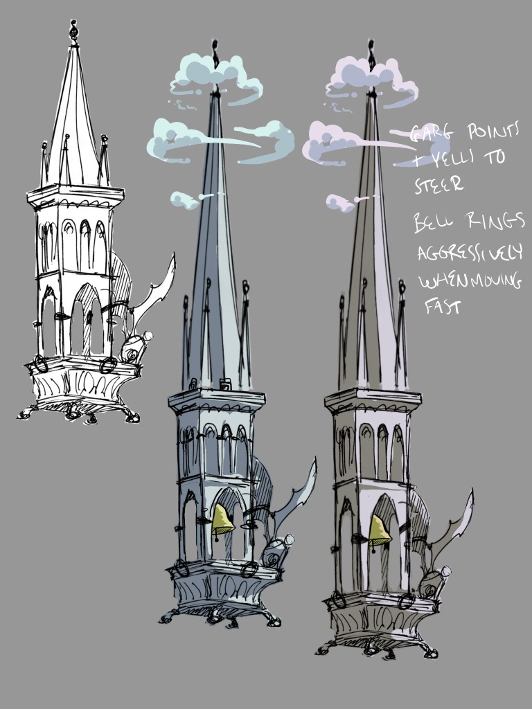 Wacky Cathedral Sketches