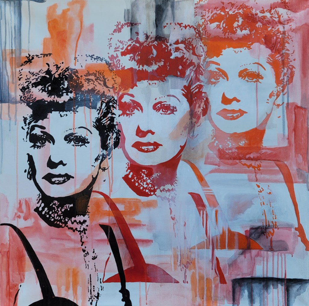 Lucille Ball Painting