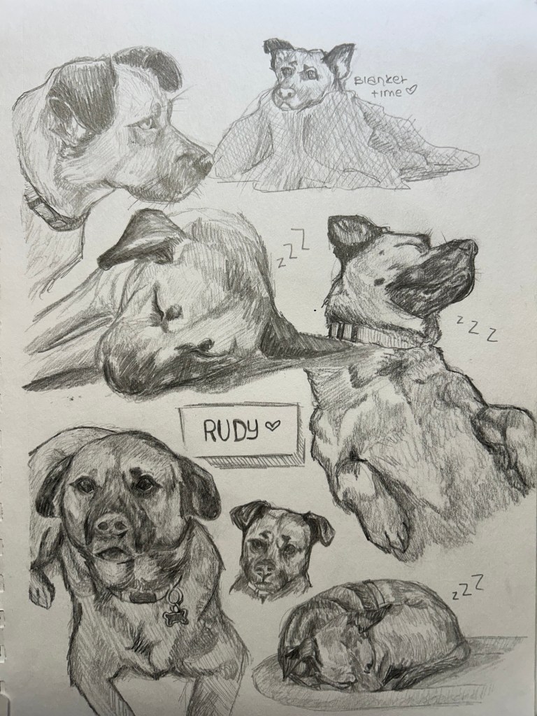 Rudy Sketchbook page