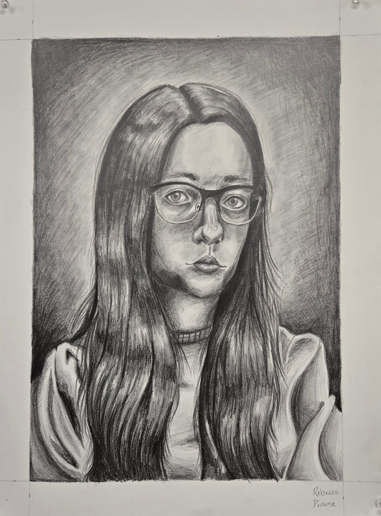 Self portrait by Rebecca Prowse