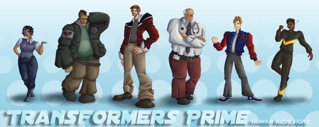 Transformers Prime Human Re-Designs