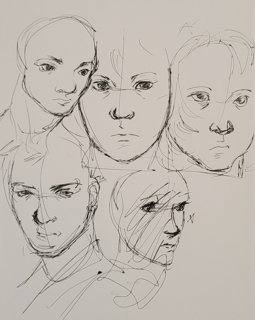 Initial Face Sketches