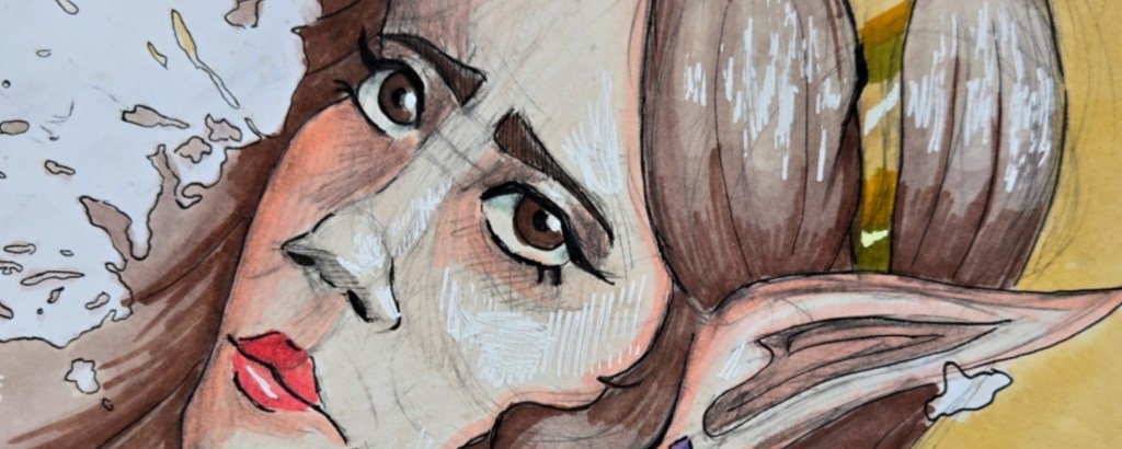 Coffee Spill Art Challenge - Featured Image Close Up