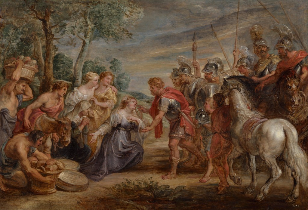 "The Meeting of David and Abigail" by Sir Peter Paul Rubens