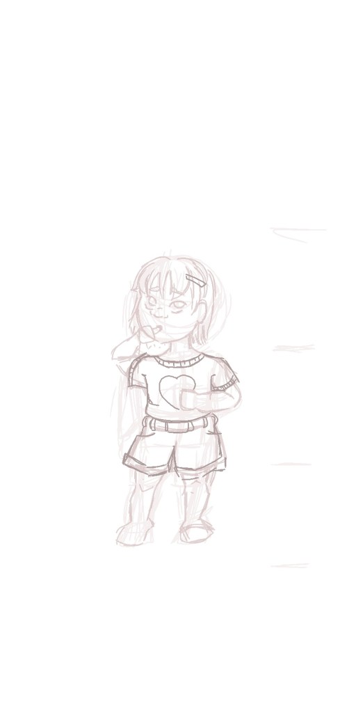 3 Year Old Rebecca - Sketch