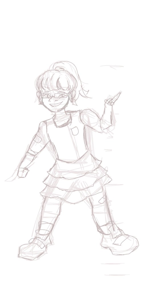 6 Year Old Rebecca - Sketch