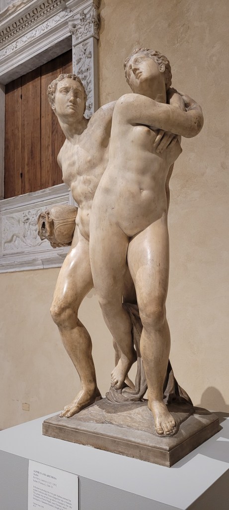 Roman/Greek Statue of Abduction