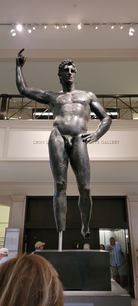 Roman/Greek Statue of man pointing