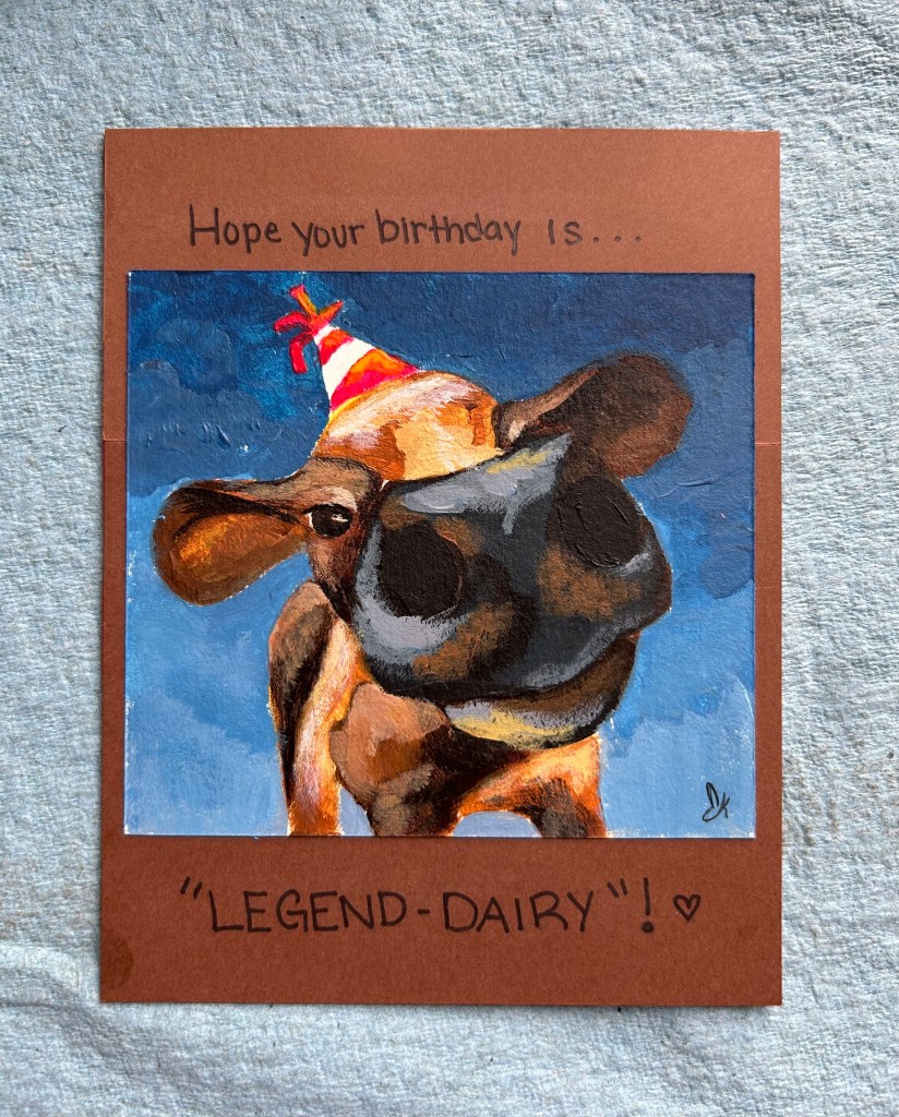 birthday cow