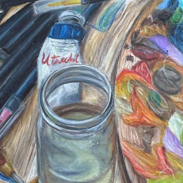Detail of Anna's Art Supplies Painting