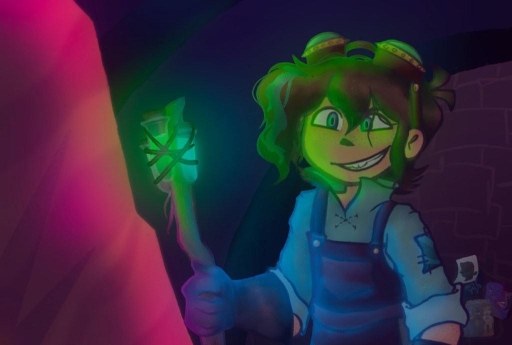 Slaven Image 3 - Character lit by Green light