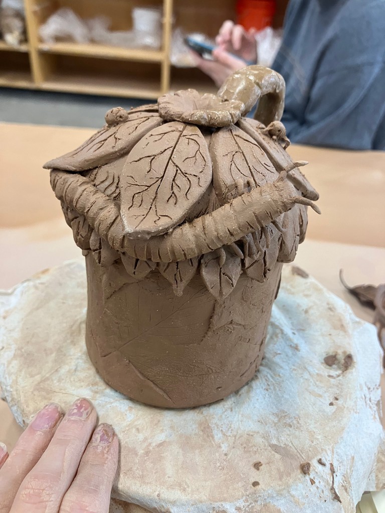 Clay Woodland Sculpture