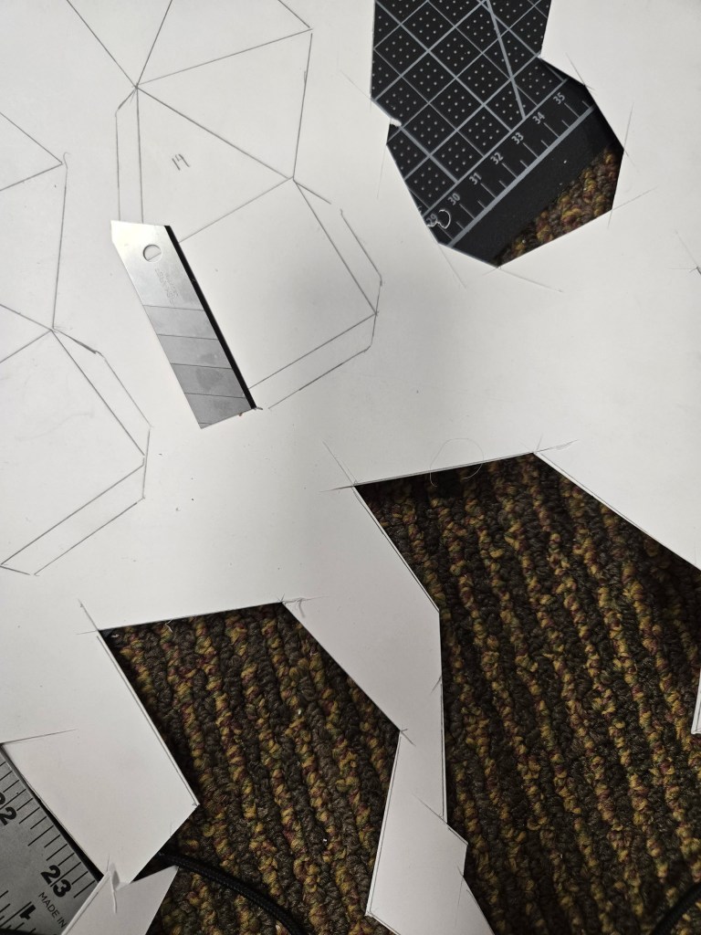 3D paper shape templates